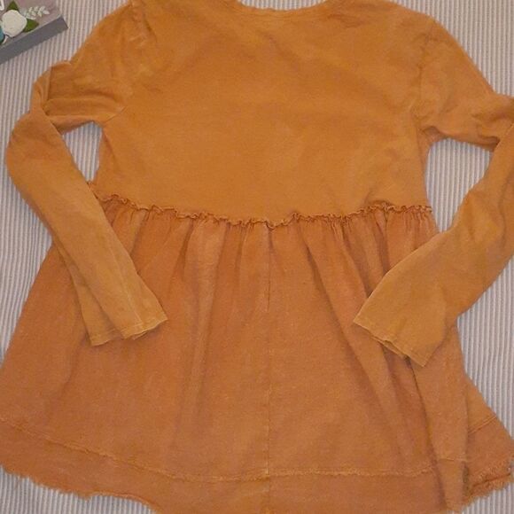 ALTER'D State women's orange‎ long sleeve top size small - Picture 4 of 8